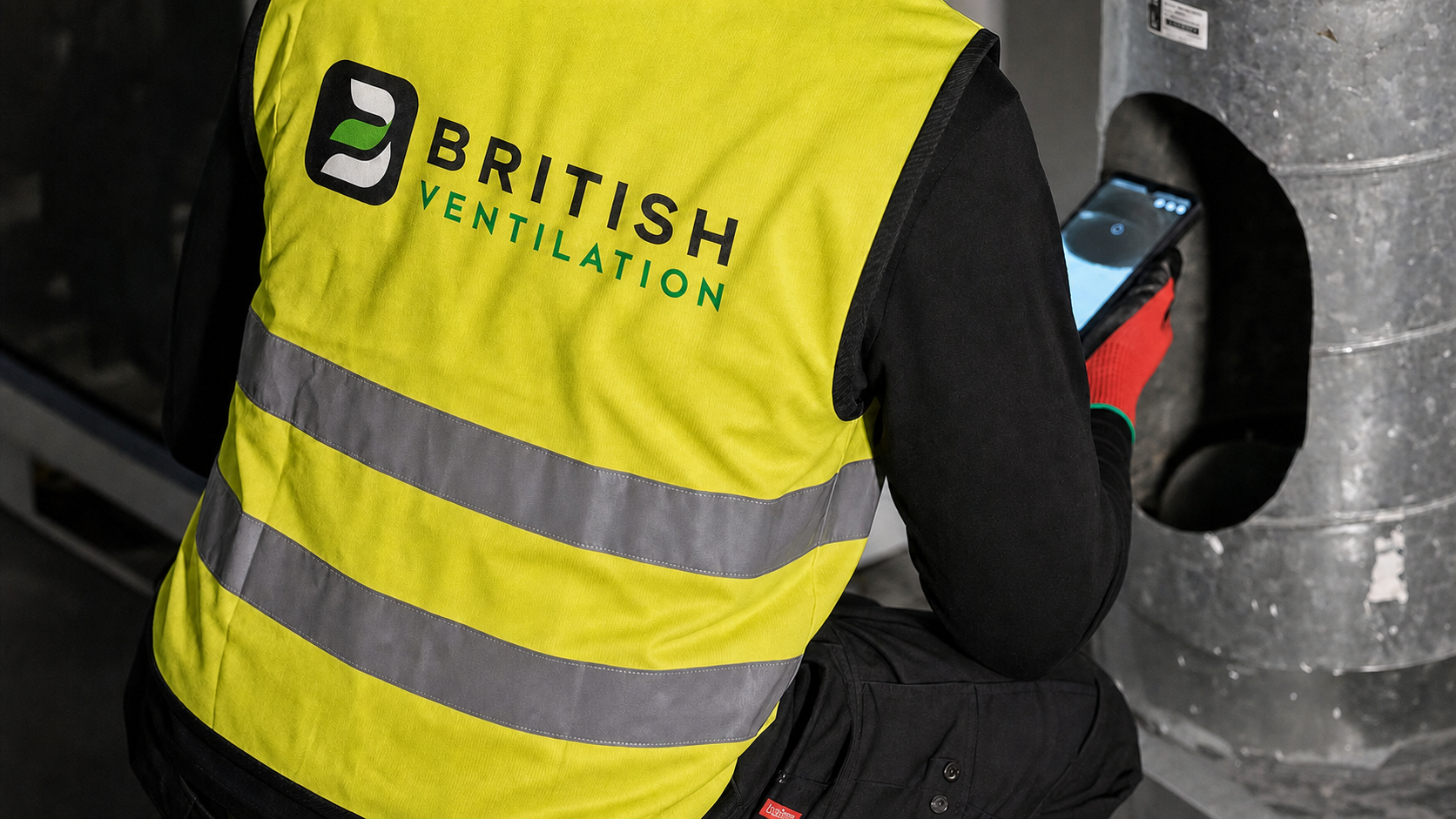 British Cleaning Solutions engineer on site